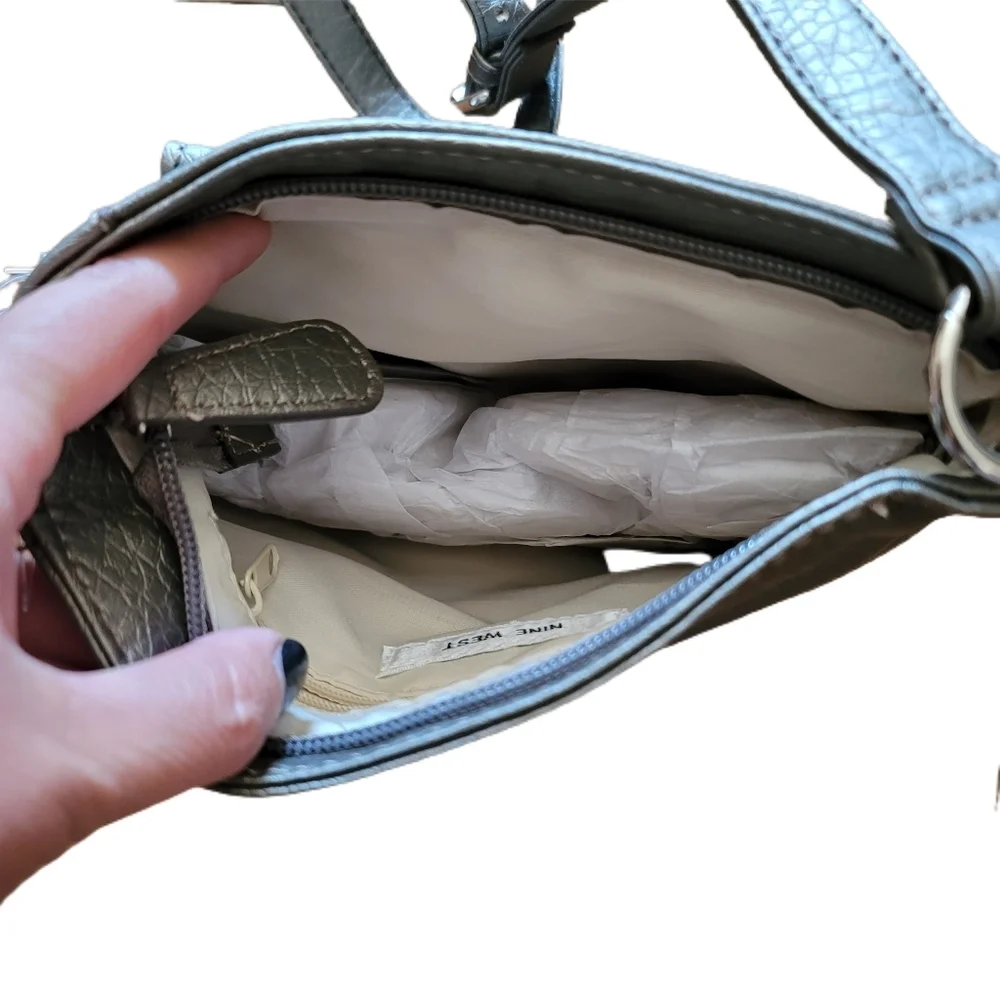 Nine West Crossbody Bag Gray - Picture 5 of 7